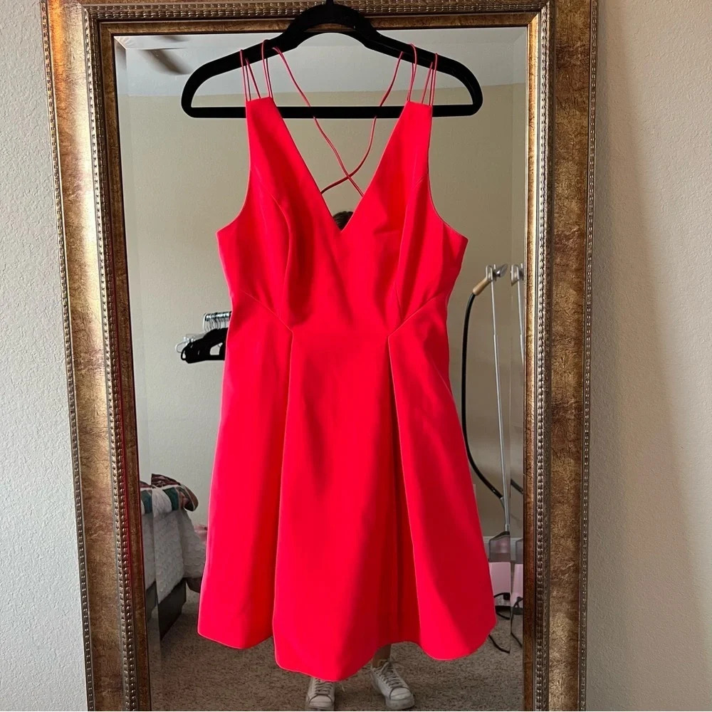 Topshop Red Mini Dress